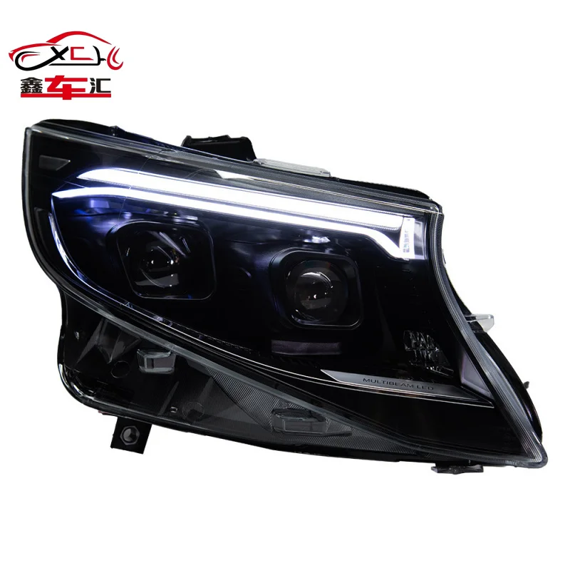 

For 2016-2023 Mercedes-Benz Vito headlight assembly, VITO modified LED lens headlights and daytime running lights