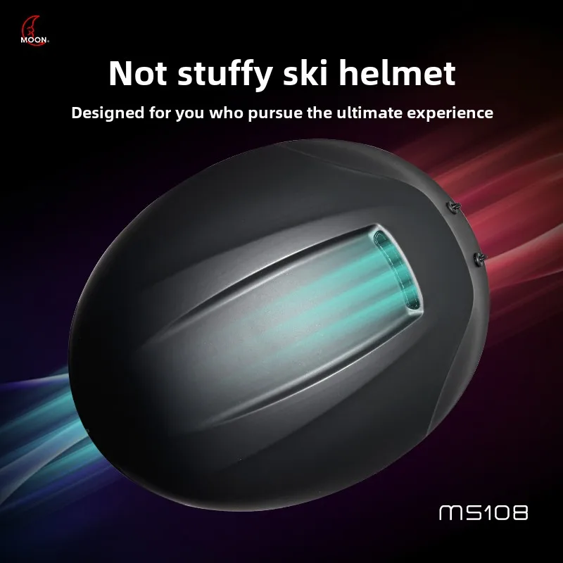 MOON 스키 헬멧 전문 통기성 남여 올인원 겨울 스키 헬멧 싱글 보드 따뜻한 눈 헬멧