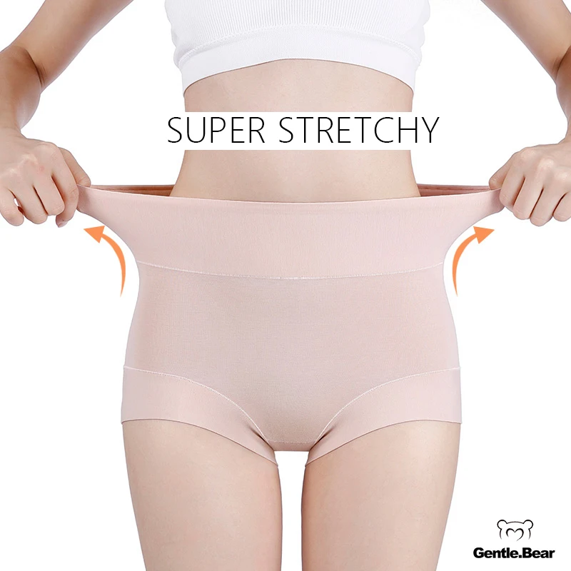 Gentle.Bear High Waist Women Underwear Cotton Panties Shaping Body Safety Pants Boxer Shorts Top Quality 2024 NEW