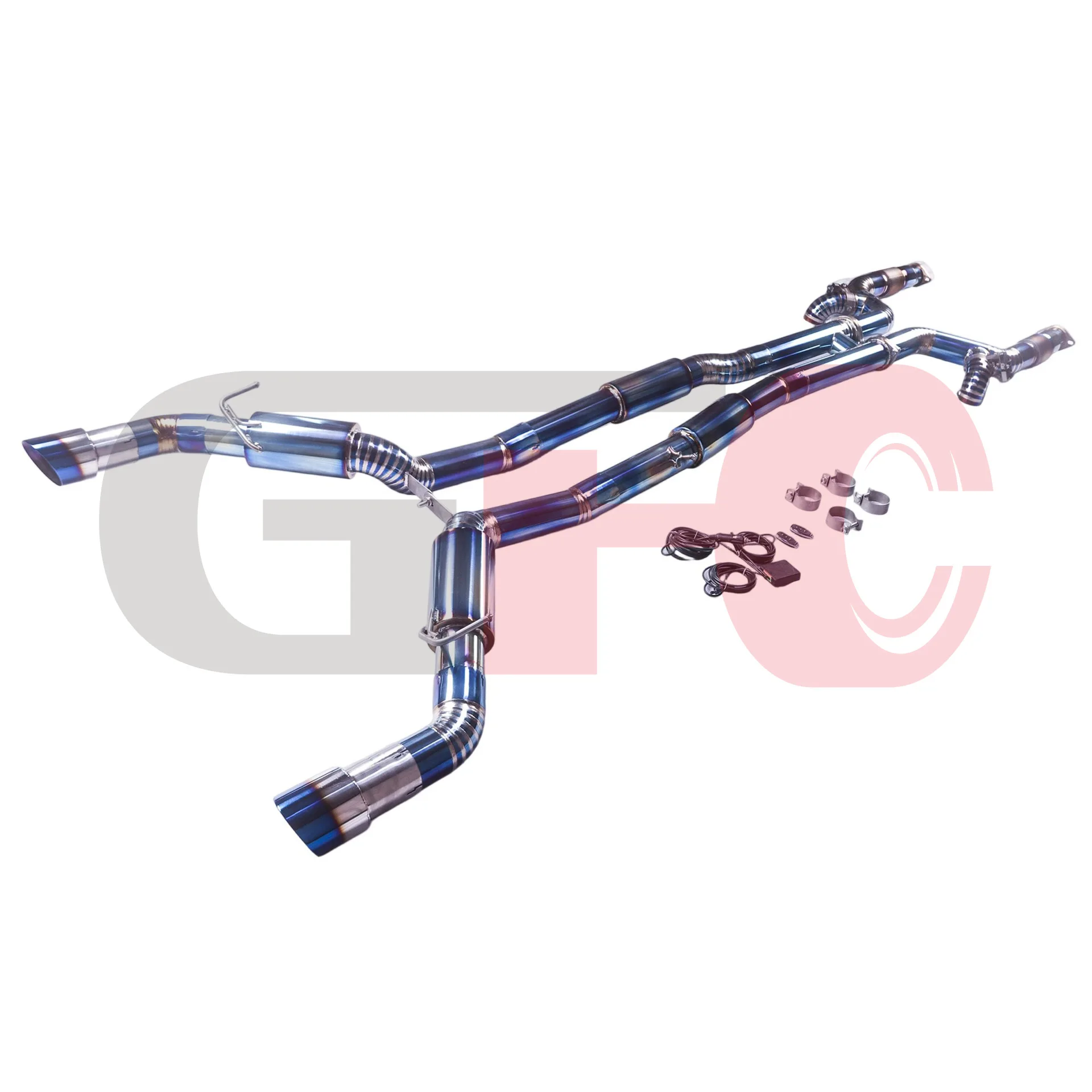 Adatto per Catback in titanio personalizzato Infiniti Q50 3.0T 3.7L con sistema di scarico della valvola