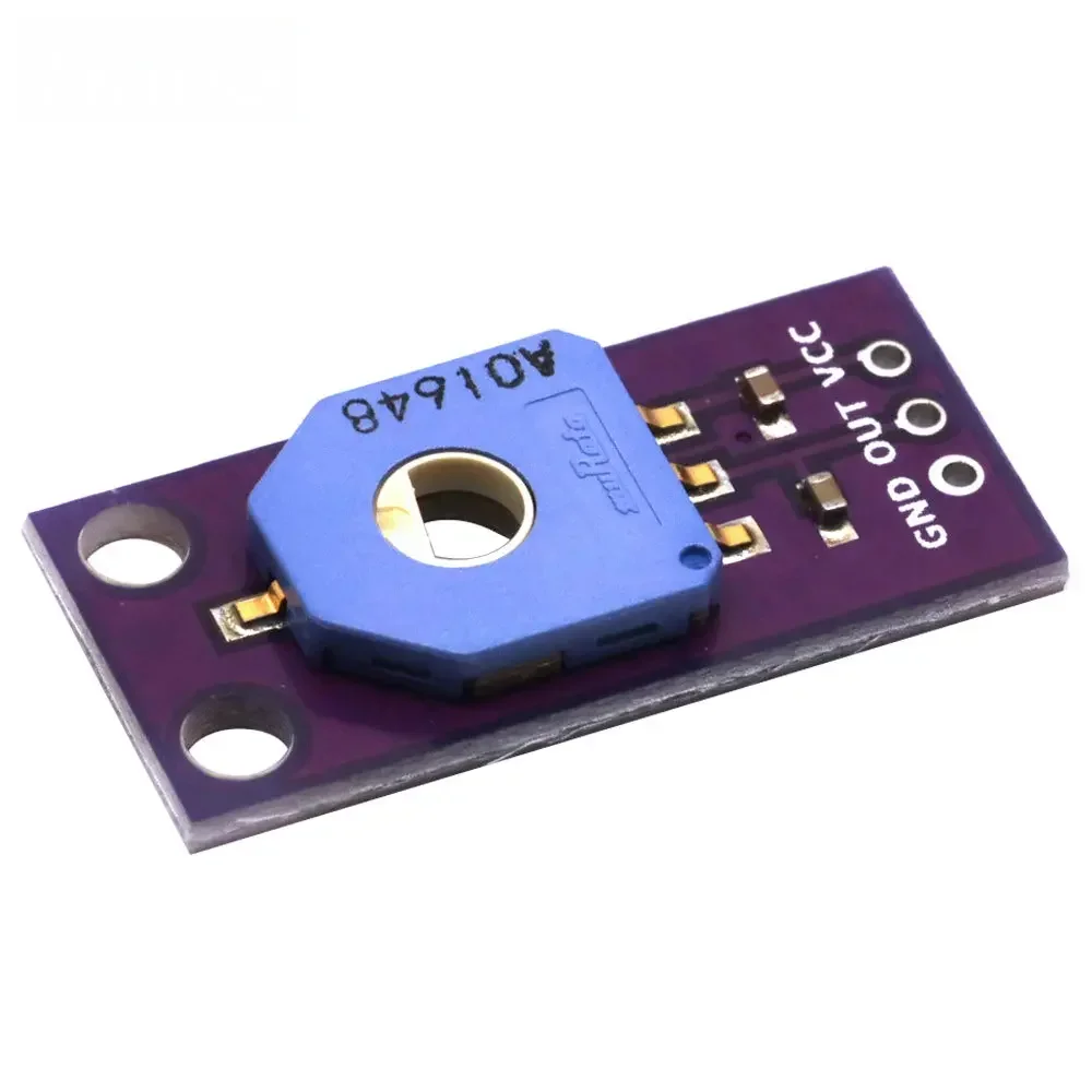Módulo sensor de ângulo de rotação à prova de poeira SV01A103AEA01R00 SMD com potenciômetro aparador 10K - 5V compatível com Arduino (CJMCU-103)