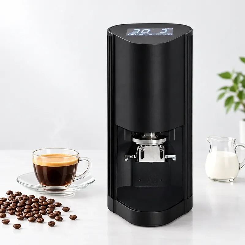 Commercial Electric Coffee Powder Press High Pressure Automatic Filling Italian Espresso Machine Tamper Tool For Barista Use