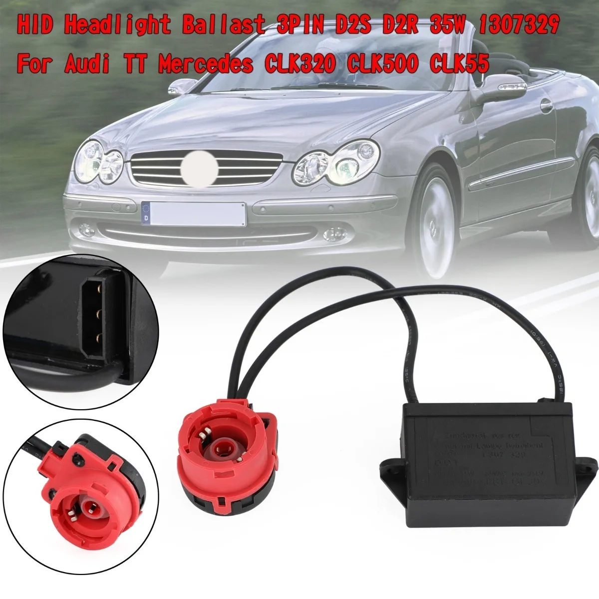 hid-ヘッドライトバラスト-3pin-d2s-d2r-35-ワット-1307329-交換アクセサリーアウディ-tt-メルセデス-clk320-500-u-1307329080