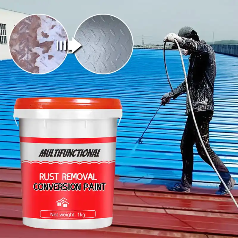 Multifunctional Rust Removal Conversion Paint Special Paint Covering Rust Non Polishing Metal Paint Water-based Anti Rust Paint