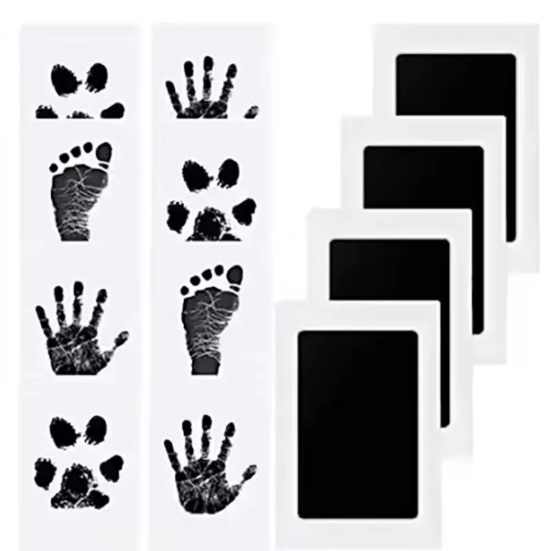 Paw Print Kit - Perfect For Preserving Your Dog's Footprints, Inkless Pet Paw Print Pad, Ideal For Newborn Baby Handprint And Fo