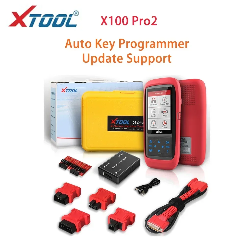 XTOOL X100 Pro 2 Auto Key Programmer Diagnostic Tool for IMMO Car OBD2 Scanner Diagnosis with EEPROM Adapter Support Update