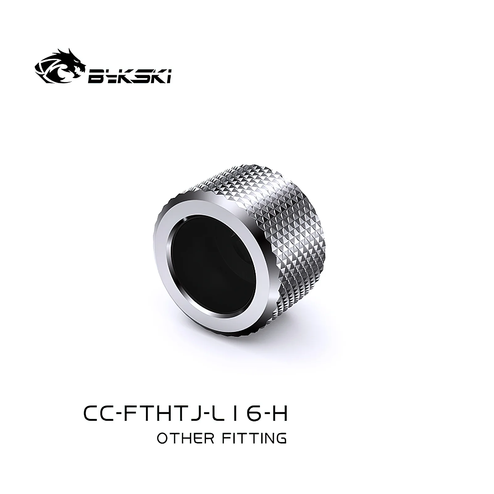 Bykski 16mm Brass Anti-Off Rigid Hard Tube Compress Connection Fitting CC-FTHTJ-L16-H