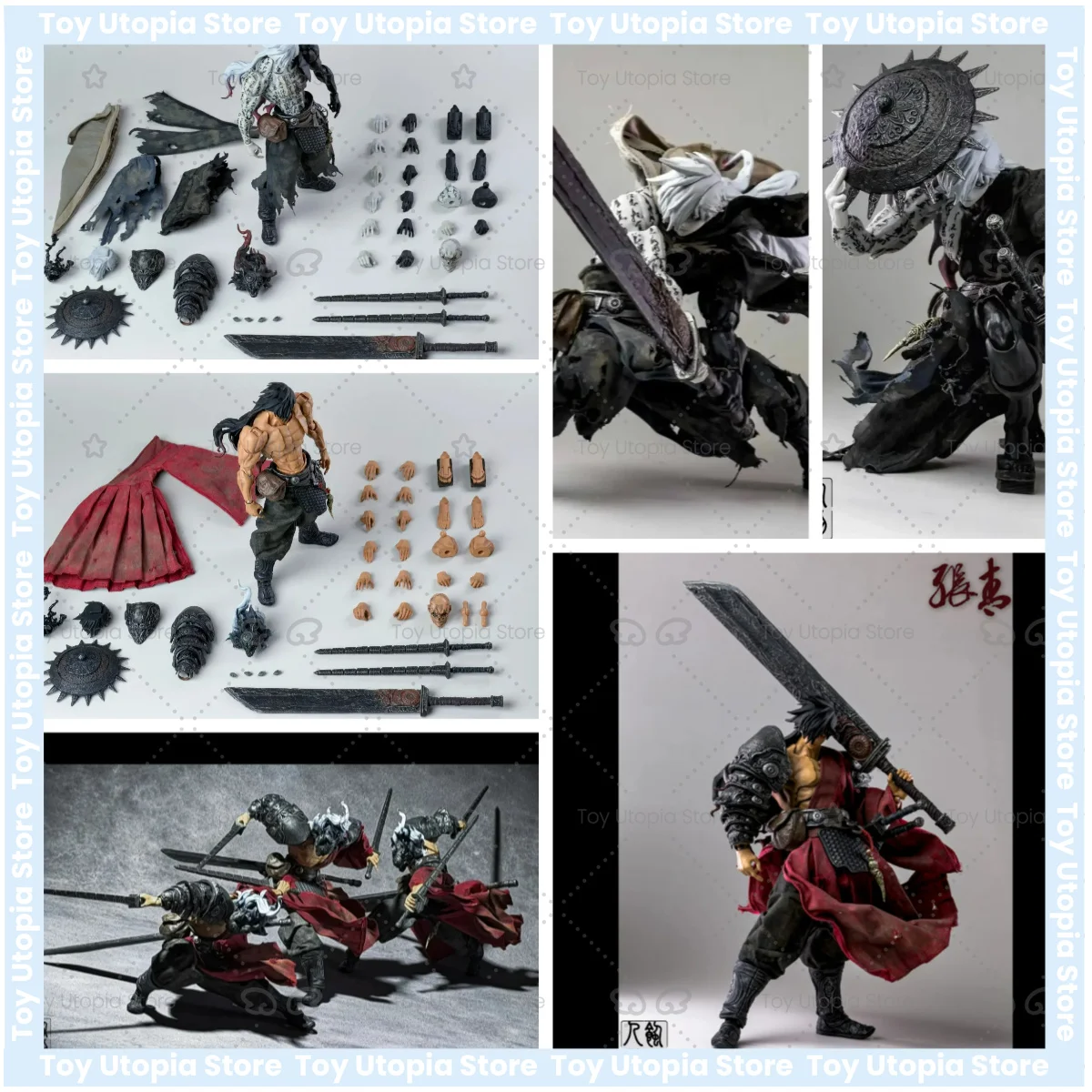 PreventaEtching Body Studio - Figura de 6 polegadas do personagem original do quadrinho Witch Zhang Qing, escala 1/12, conjunto completo