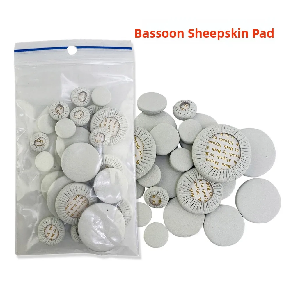 Bassoon sound hole pads, sheepskin pads, bassoon accessories