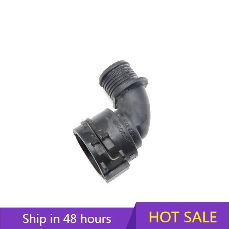 FOR Audi A4 B7 Engine Radiator Tank Water Pipe Connector Black High Quality Durable Sensitive Strong Automobile Parts 8E0122293