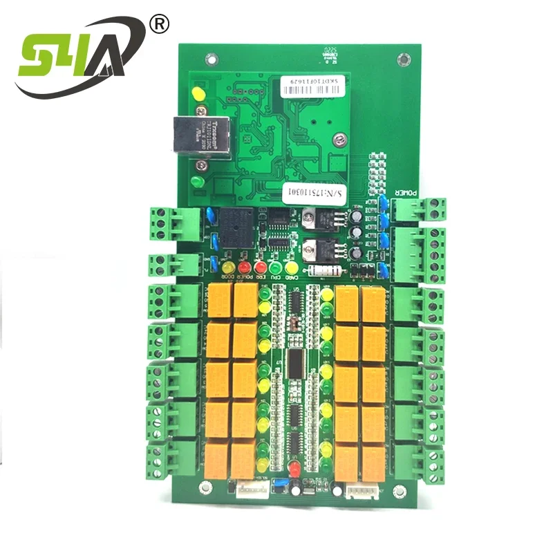 Panneau de contrôle d'accès pour ascenseur, 10 relais, panneau d'accès pour ascenseur, porte réseau Tcp/Ip