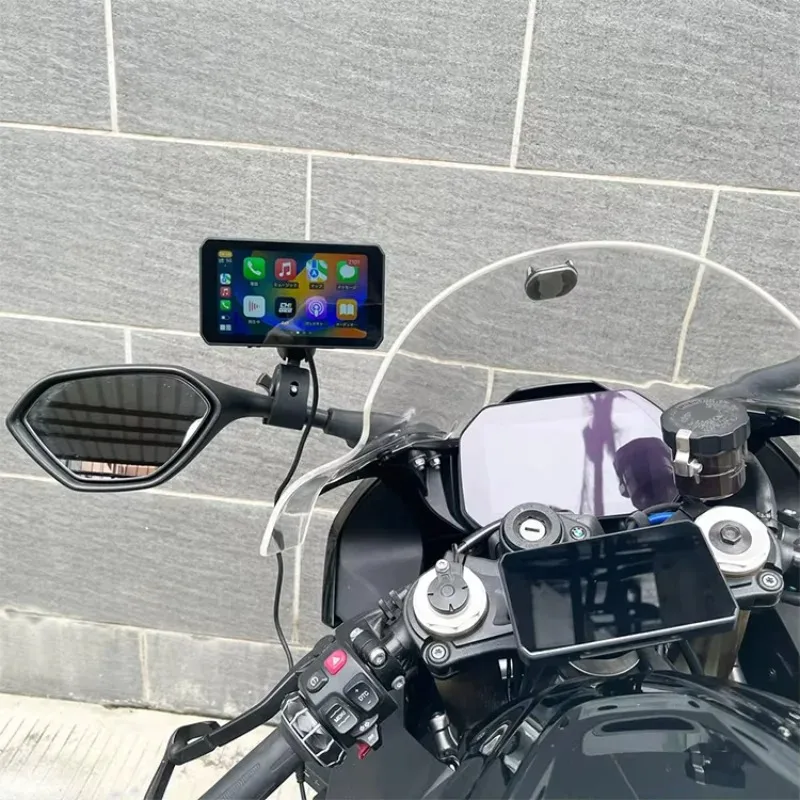 

Hot Sale 5G Ip68 Waterproof Tachograph Chigee Aio 5 Dash Cam Motorcycle Dual Camera Driving Recorder