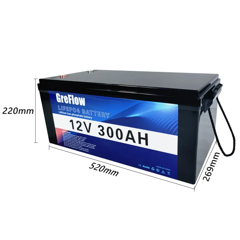 Grade A LiFePo4 Battery 12V/24v lithium battery Rechargeable Lithium Batteries for RV Golf Cart Boat Solar System 24v Free tax