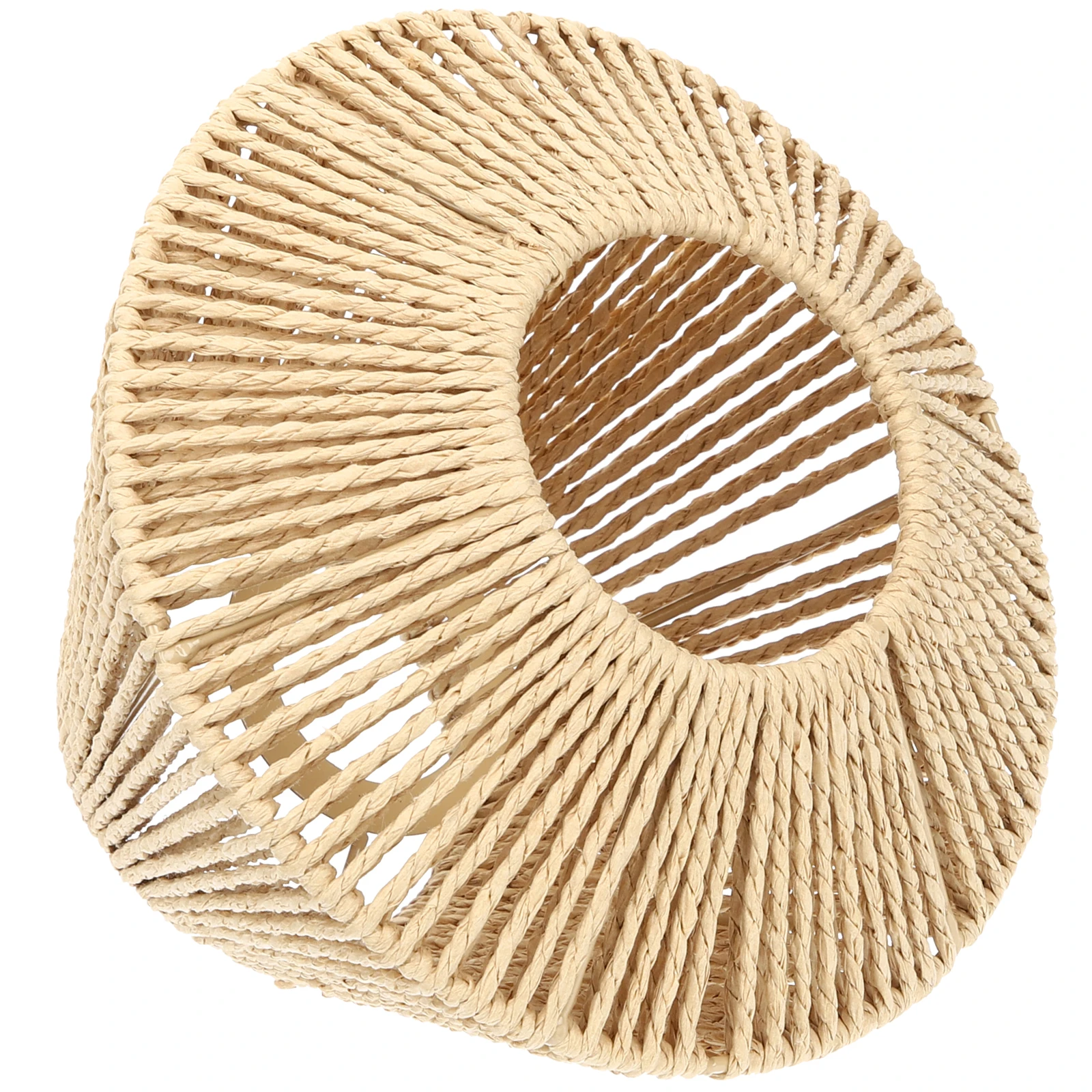 

Rustic Style Lampshade Vintage Decor Straw Rope Hanging Lampshades Cover Large Size Retro Home Coffee Shop Restaurant Soft Light