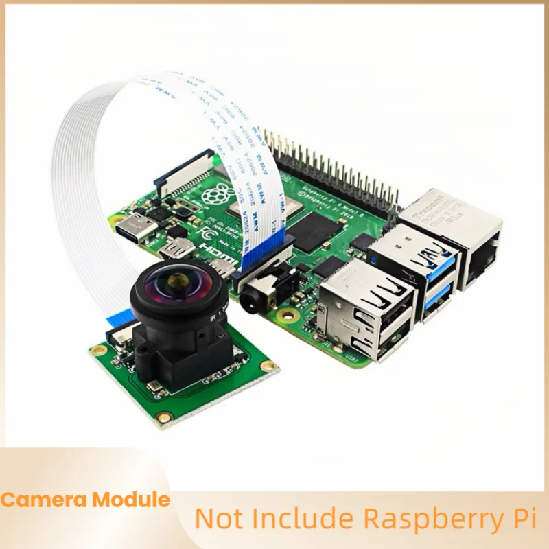OV5647 5MP Camera Module 175 Degree with Adjustable-focus 1.7 mm Lens Compatible with Raspberry Pi 5 / Zero / Zero W/ Zero 2W