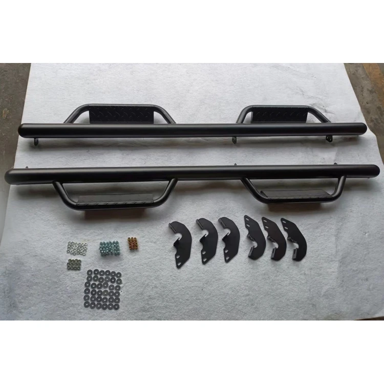 China wholesale factory pick up other body parts steel running boards side steps fit for HILUX pickup