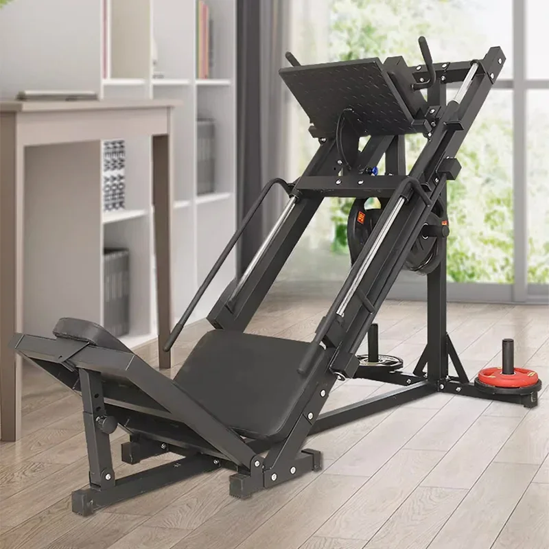 Home Fitness Multi-Functional Thickened Cushion Mute High-Speed Ulley Steel Bearing Squat Machine/Reverse Pedal Machine