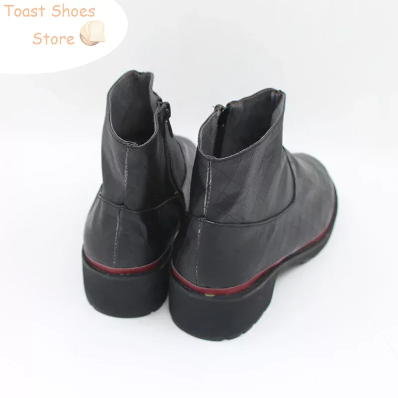 Chaussures de Cosplay Crowley en Cuir PU, Bottes de Carnaval d'Halloween, Accessoires de Costume