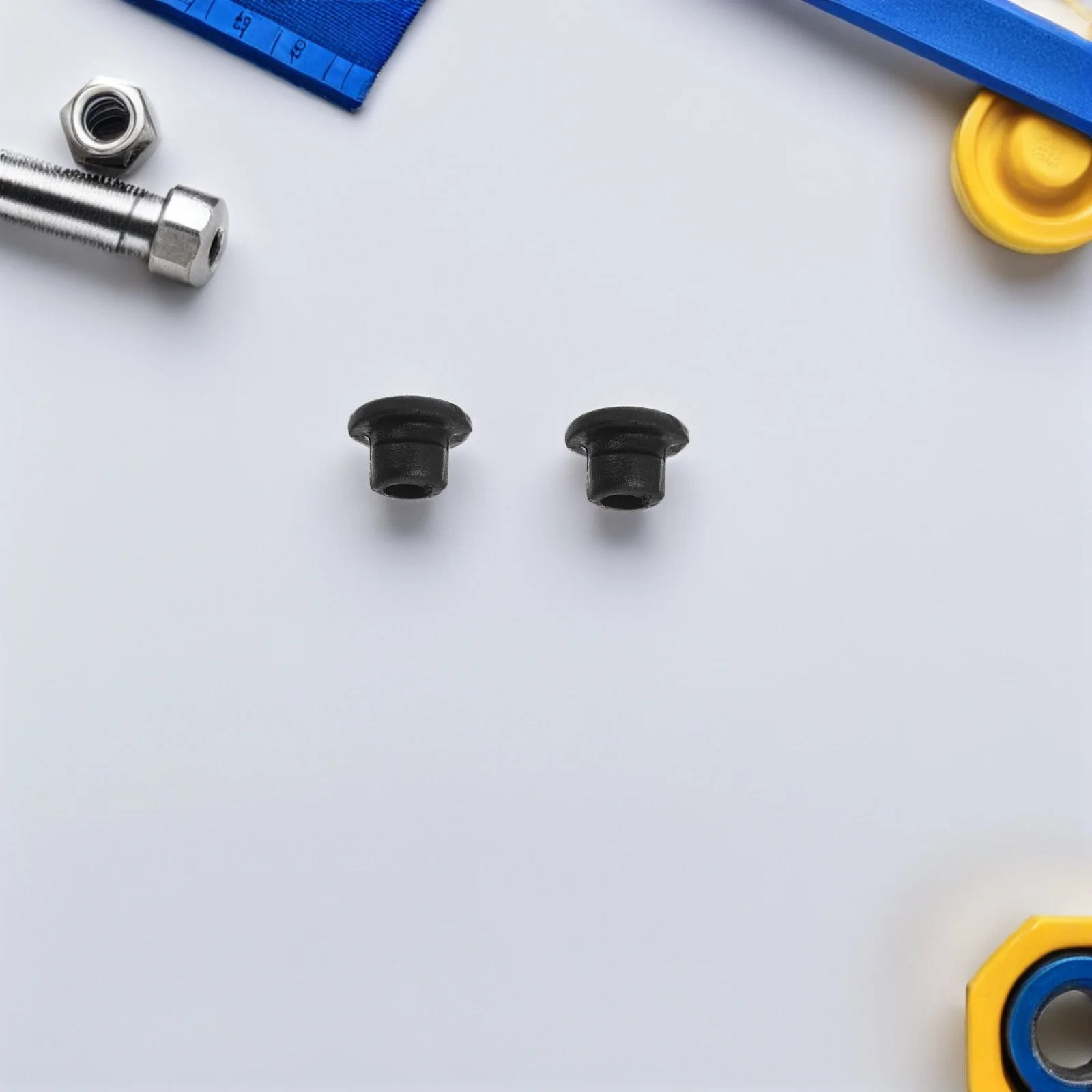 300 Buah Pengunci Kait Pegboard Terpasang Karet Anti-Selip Untuk Aksesori Organizer Pegboard Penyimpanan Kantor Bengkel