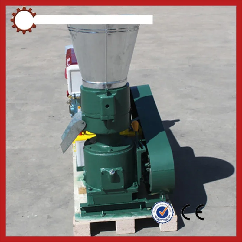 KL230A 유기 비료 펠렛 기계 디젤 엔진 전원 펠렛 기계 바이오매스 연료 펠렛 기계 300-400KG/H