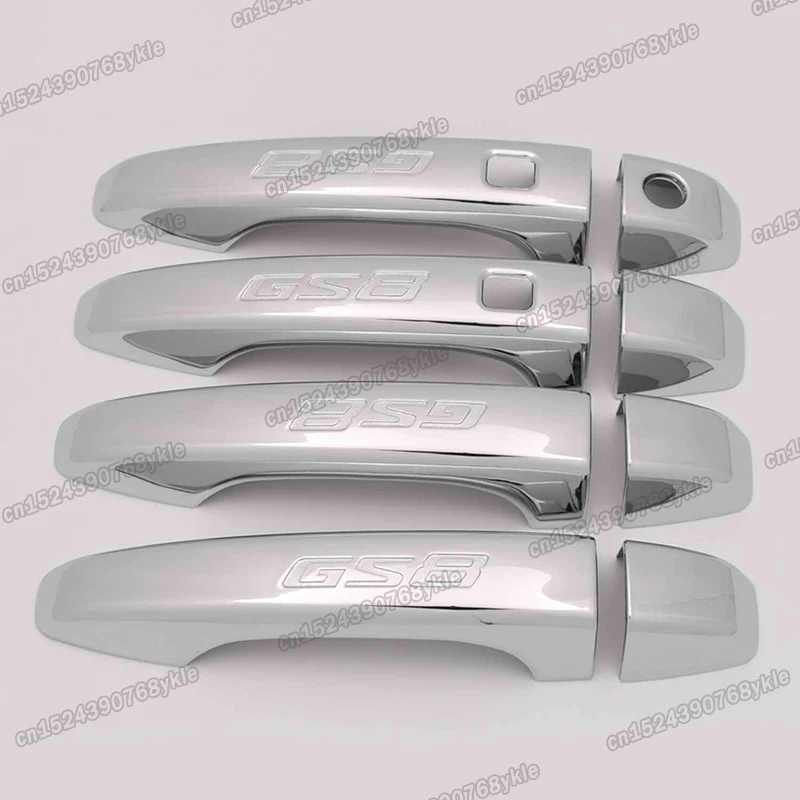 for Trumpchi gac Gs8 Car Door Handle Trims Interior Accessories Mouldings Chrome 2017 2018 2019 2020 Abs 2021 auto styling