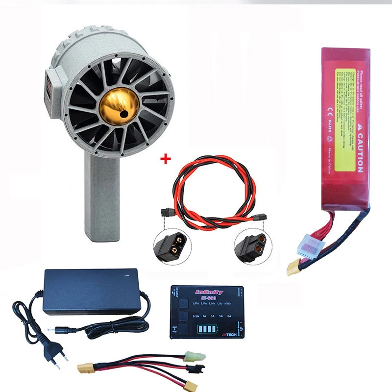 

Superstrong Air blower Mini Turbo Jet Fan 90mm Brushless Motor Violent Blower Instantaneous Thrust 5kg/s 3000W Duct Fan