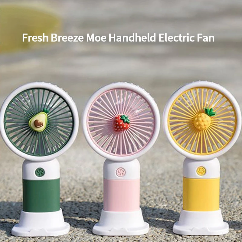 Mini Portable Fans Handheld USB Rechargeable Mobile Phone Holder Fan Air Cooler Outdoor Travel Hand Fans Cooling Fan