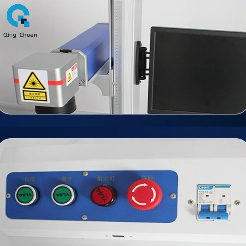 Machine de Marquage Laser 3D pour la Diversification de la Pierre, Implémentation Profonde, Instituts Carimplantés, Surface Incurvée, Marqueur Laser à Fibre