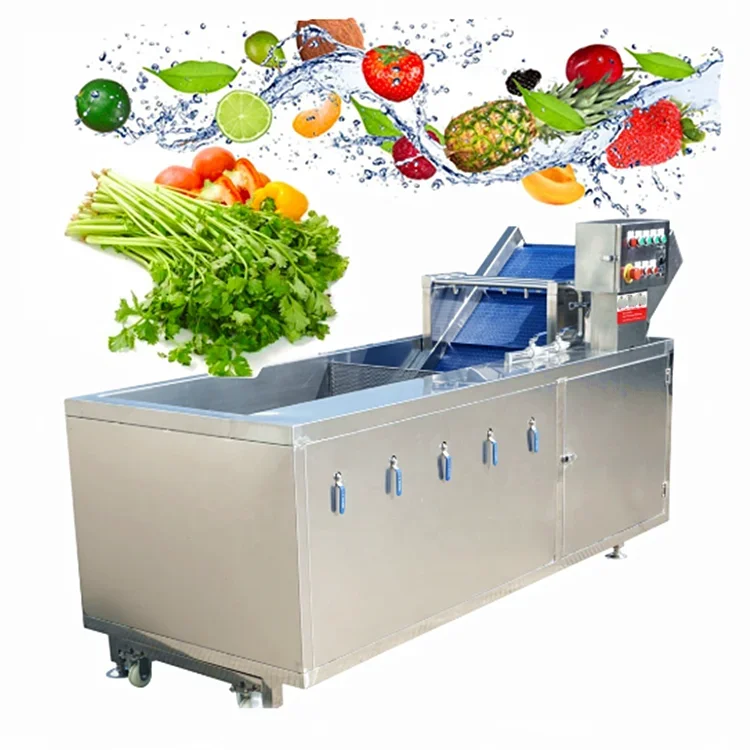 Vegetable Fruit Bubble Washer Industrial Banana Small Vegetable Washing Machine