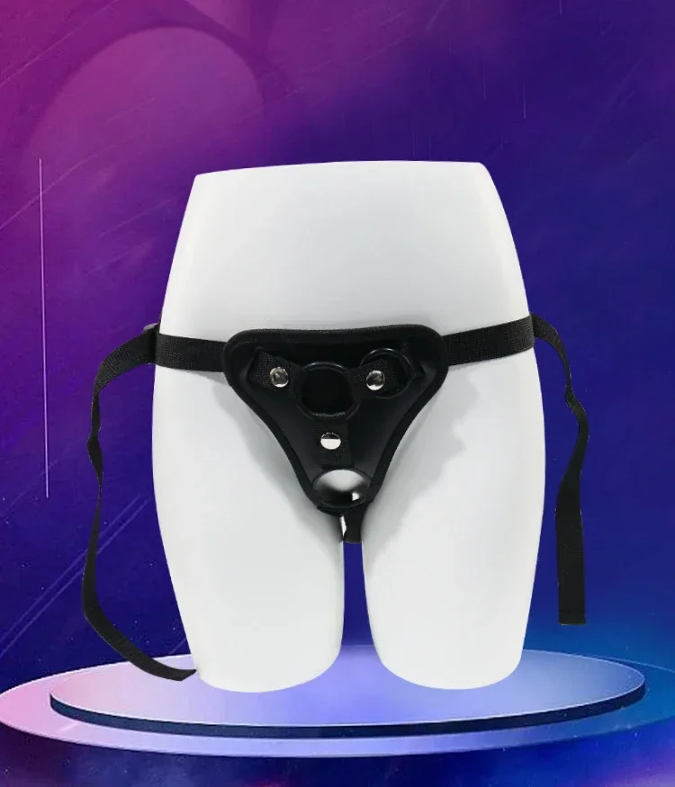 ثنائي الغرض القضيب يرتدي السراويل سراويل مثليه يتعرض القضيب سراويل قابل للتعديل الخصر على دسار حزام دسار سراويل #2