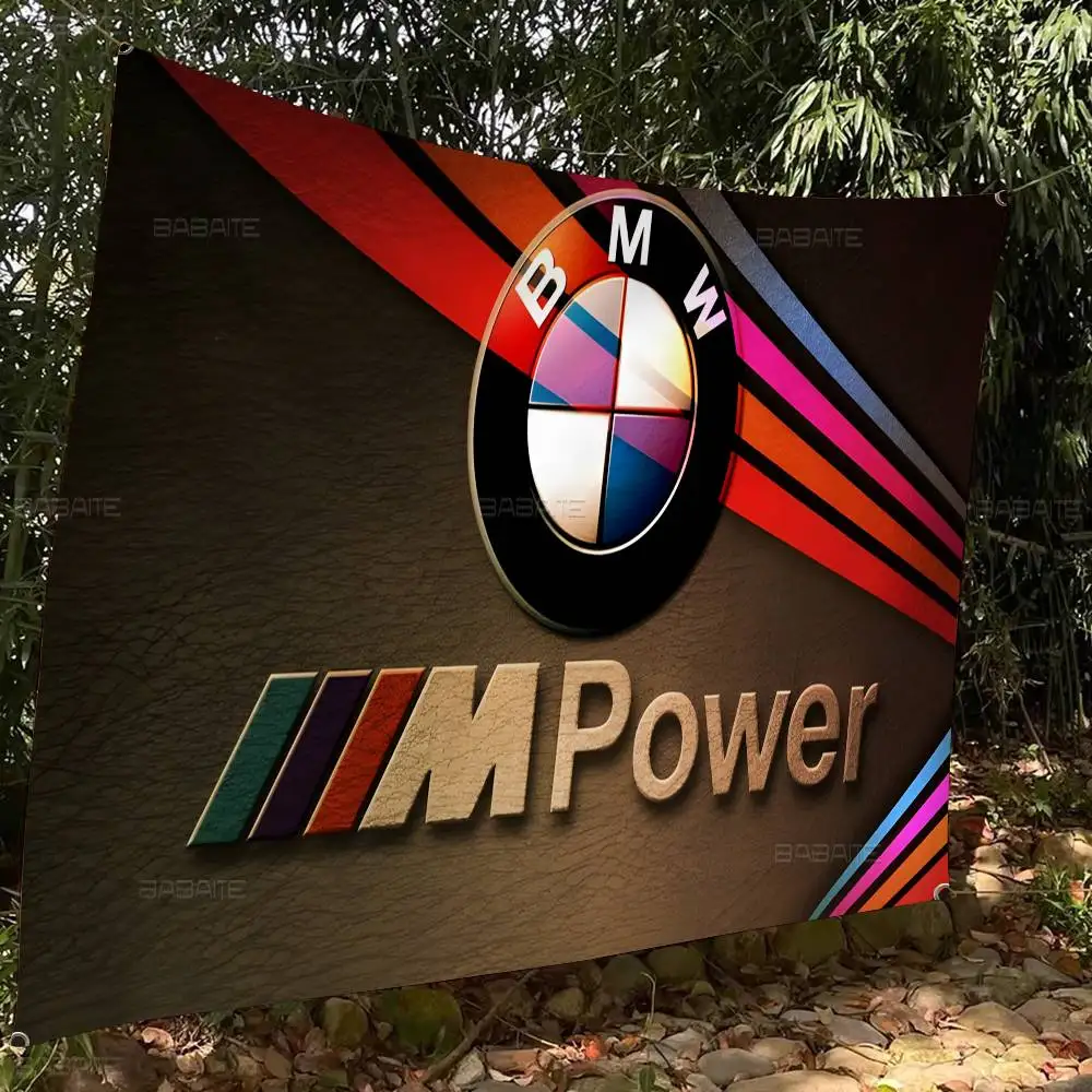 B-BMW-W Retro-Flaggen Mehrfachauswahl Wohnzimmer-Studio-Stand Innendekorations-Banner