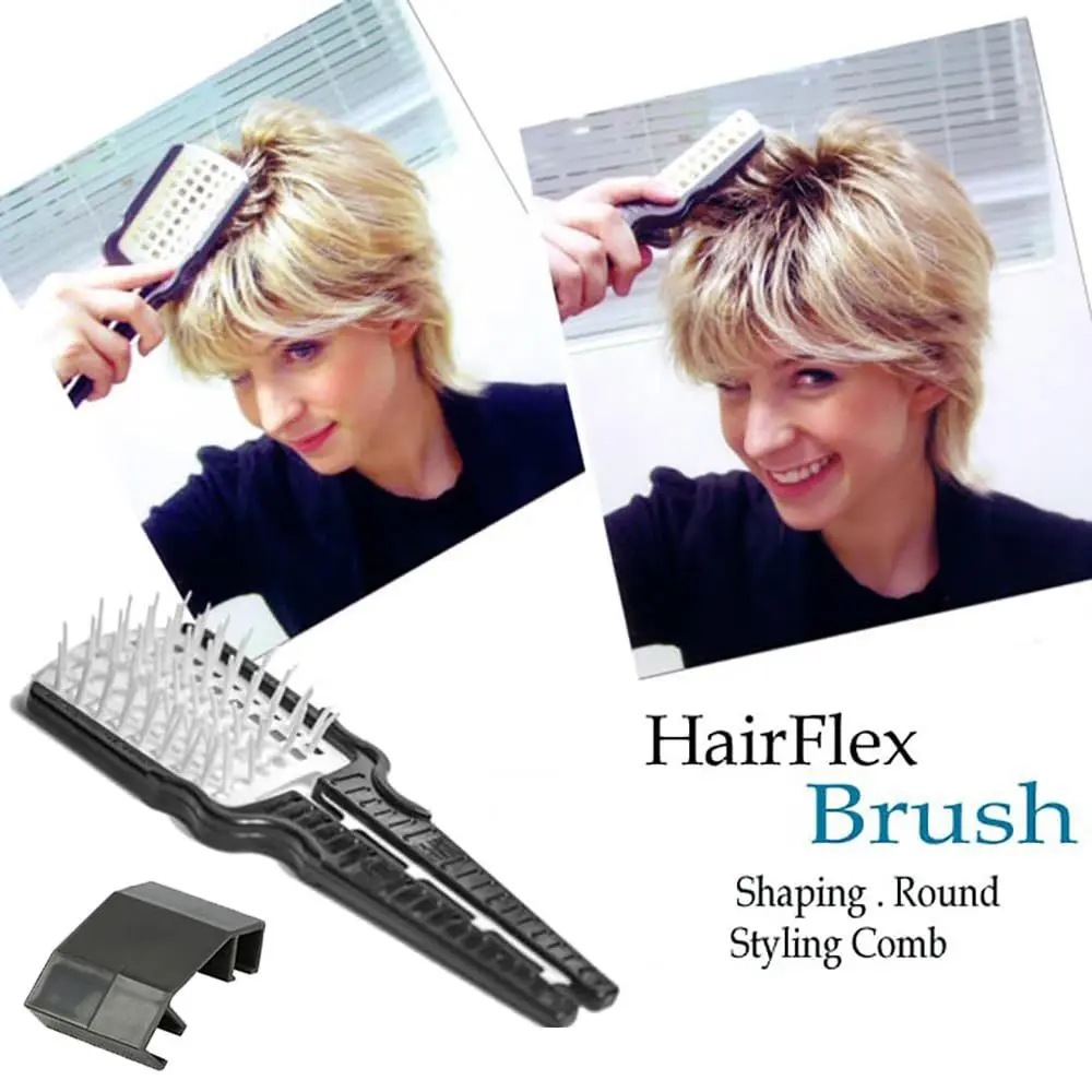 Bendable Hairflex Brush for Straight Long Thick Curly Painless And Smooth Multifunctional Hairbrush Adjustable Portable