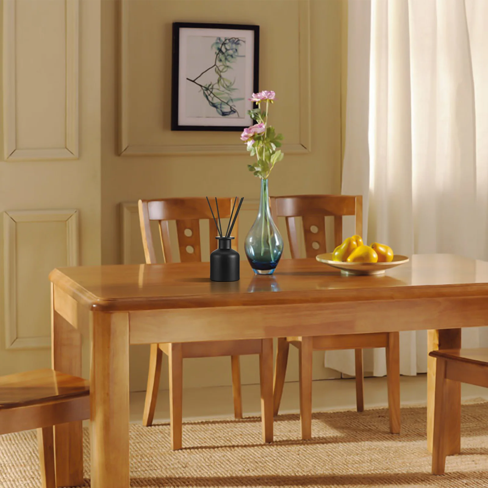 

2 шт. стеклянные флаконы с диффузором, пустые многоразовые банки для духов для домашнего офиса, ароматерапии, стеклянные флаконы с диффузором