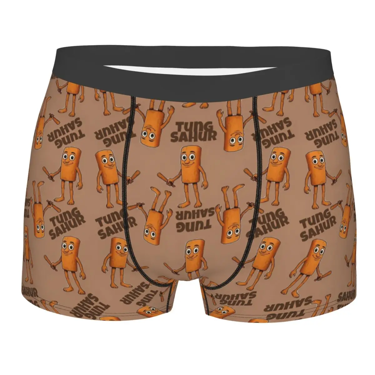 

Men Italian Brainrot Underwear Funny Boxer Shorts Panties Male Breathable Underpants Plus Size