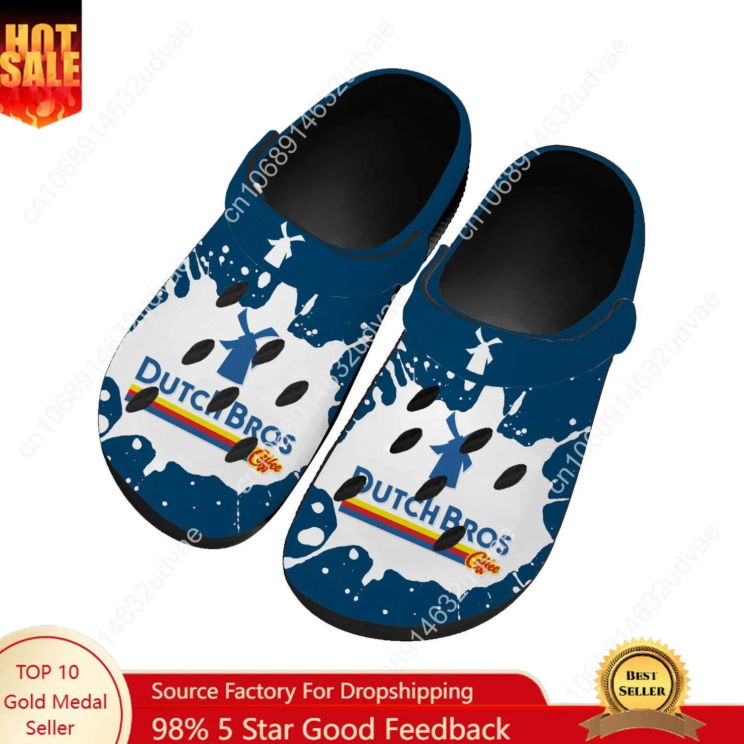 D-Dutchs B-Bros أحذية ماء رجل إمرأة مريح موضة المنزل حديقة قباقيب تخصيص الصنادل الشاطئ تنفس ثقب النعال #1