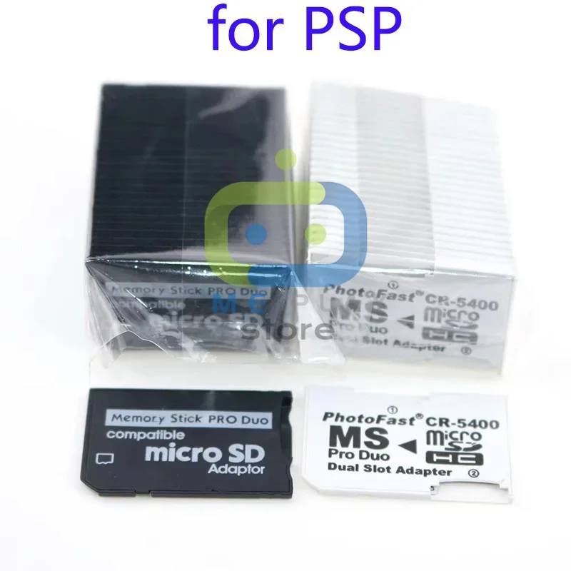 50pcs Micro SD TF To Memory Stick for Micro SD TF To Memory Stick Single or Dual MS Pro Duo Adapter CR-5400 CR5400 for PSP Card