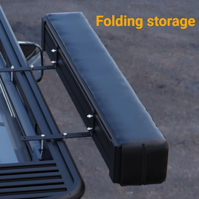 Outdoor Car Side Shower Tent Waterproof Sunshade Folding Portable Camping Washing Bathing Tent for Vehicle Side Use view 5
