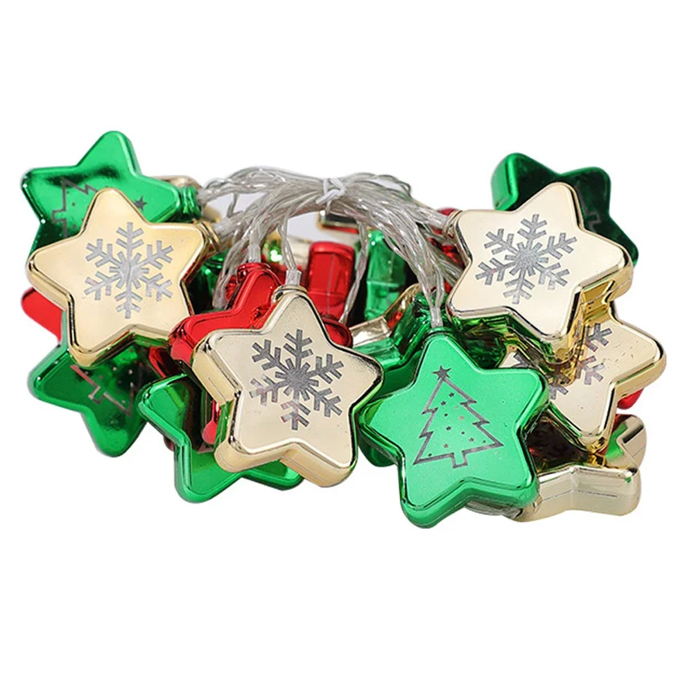 2M LED Christmas Ball String Lights Hollow Globe String Lights Printed “Merry Christmas”Battery Operated Fairy Lights