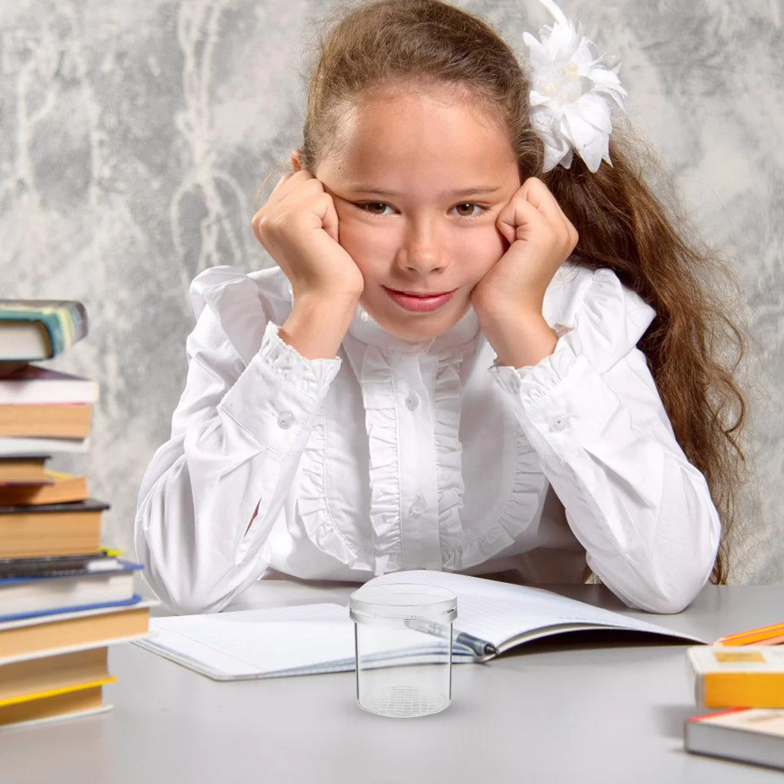 

5pcs Insect Observation Cup Magnifier Container With Magnifying Lid For Kids Outdoor Exploring Science Experiment Portable Bug