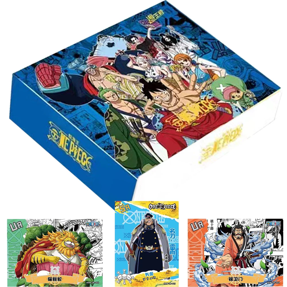 Original ONE PIECE Card For Children Monkey·D·Luffy Tony Tony Chopper Two Color Puzzle Limited Game Collection Card Kids Gifts