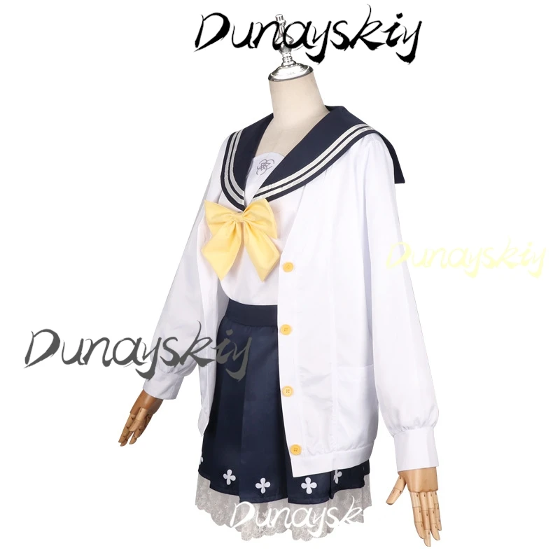 Ajitani Hifumi Cosplay Costume Wig Anime Blue Archive Ajitani Hifumi Uniform Women JK Suits Halloween Party Outfits Customized