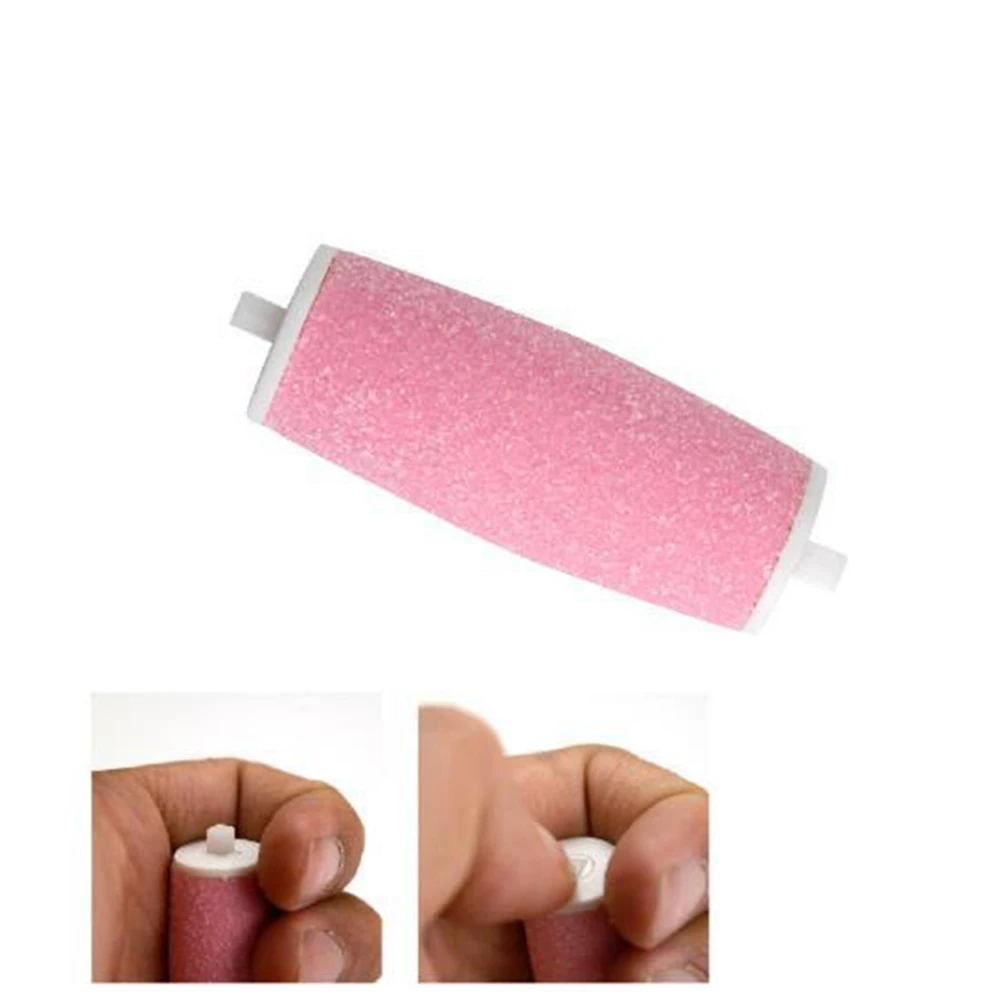 

10pcs Extra Coarse Replacement Roller Refill Heads For Electronic Foot File Pedicure Tool Foot Care Accessory Black Light Blue