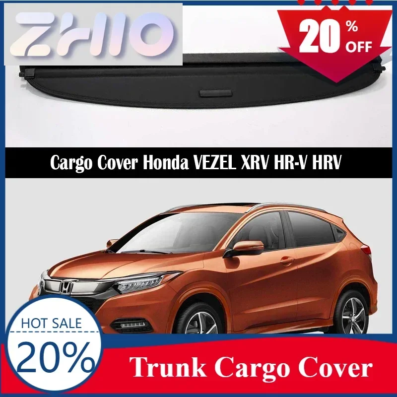 Крышка багажника для Honda VEZEL XRV HR-V HRV 2014-2021, защитный щиток, задняя занавеска для багажа, перегородка, автомобильные аксессуары