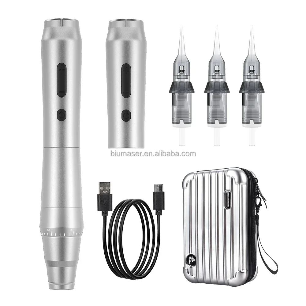 Wireless Permanent Makeup Machine fit for Universal Cartridge Needle Light Weight Eyebrow Microblading Machine