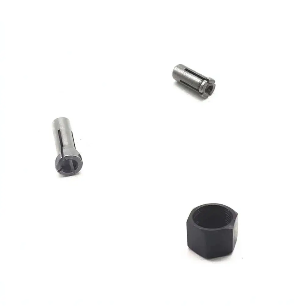 Durable HSS Collet Nut Set For Electric Die Grinder Rotary Tool Chuck Accessory Milling Cutter Holder 3mm 6mm 6 35mm Size