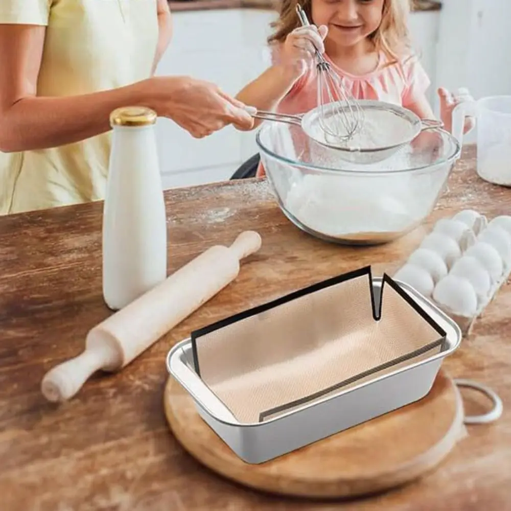 

2pcs Silicone Toast Mold Baking Mat Cross Shape Reusable Bread Baking Mat High Temperature Resistant Easy Demoulding