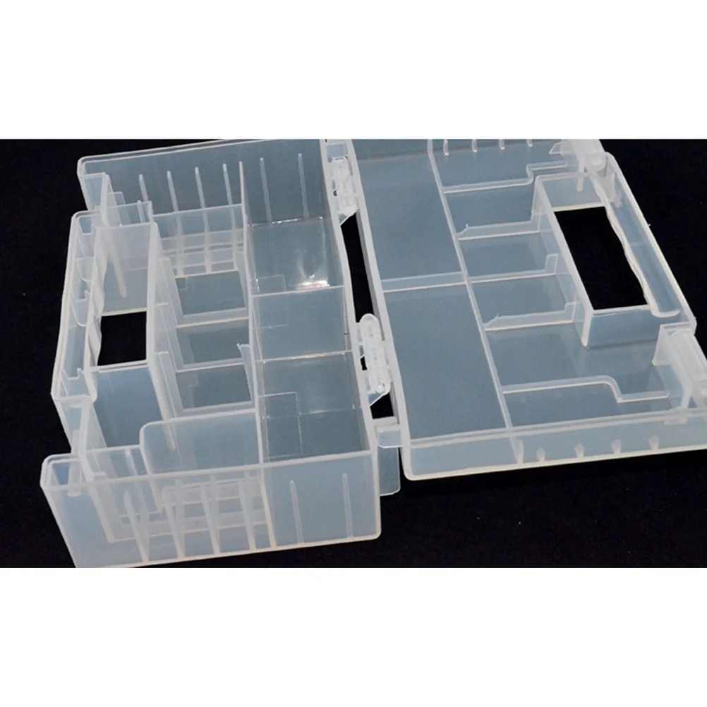 

Portable Storage Organizer Case Clear Container for Aa Aaa 9V 18650 26650 Batteries Leakproof Organizer Box