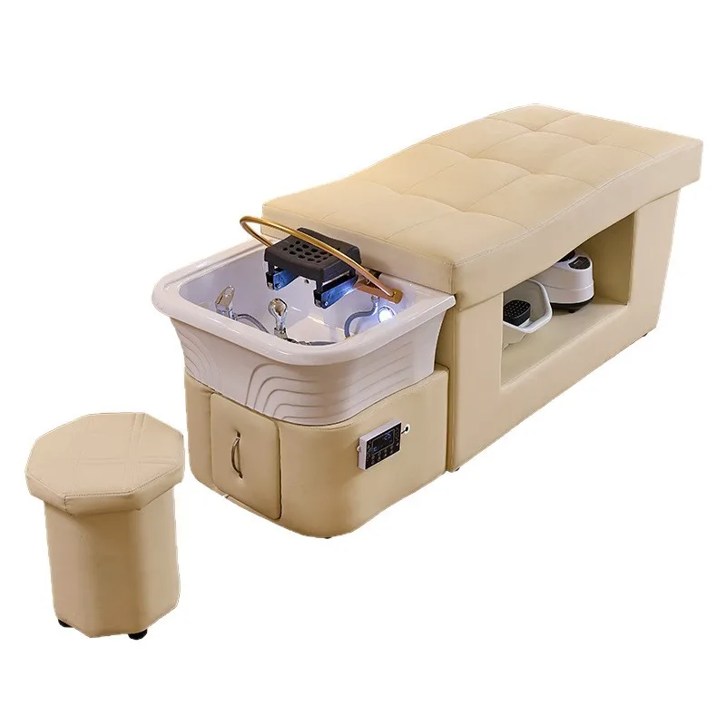 

Ceramic Basin Massage Shampoo Bed Thickened Head Treatment Bed Water Circulation Flushing Bed Medicinal Soup Hair Care Beauty