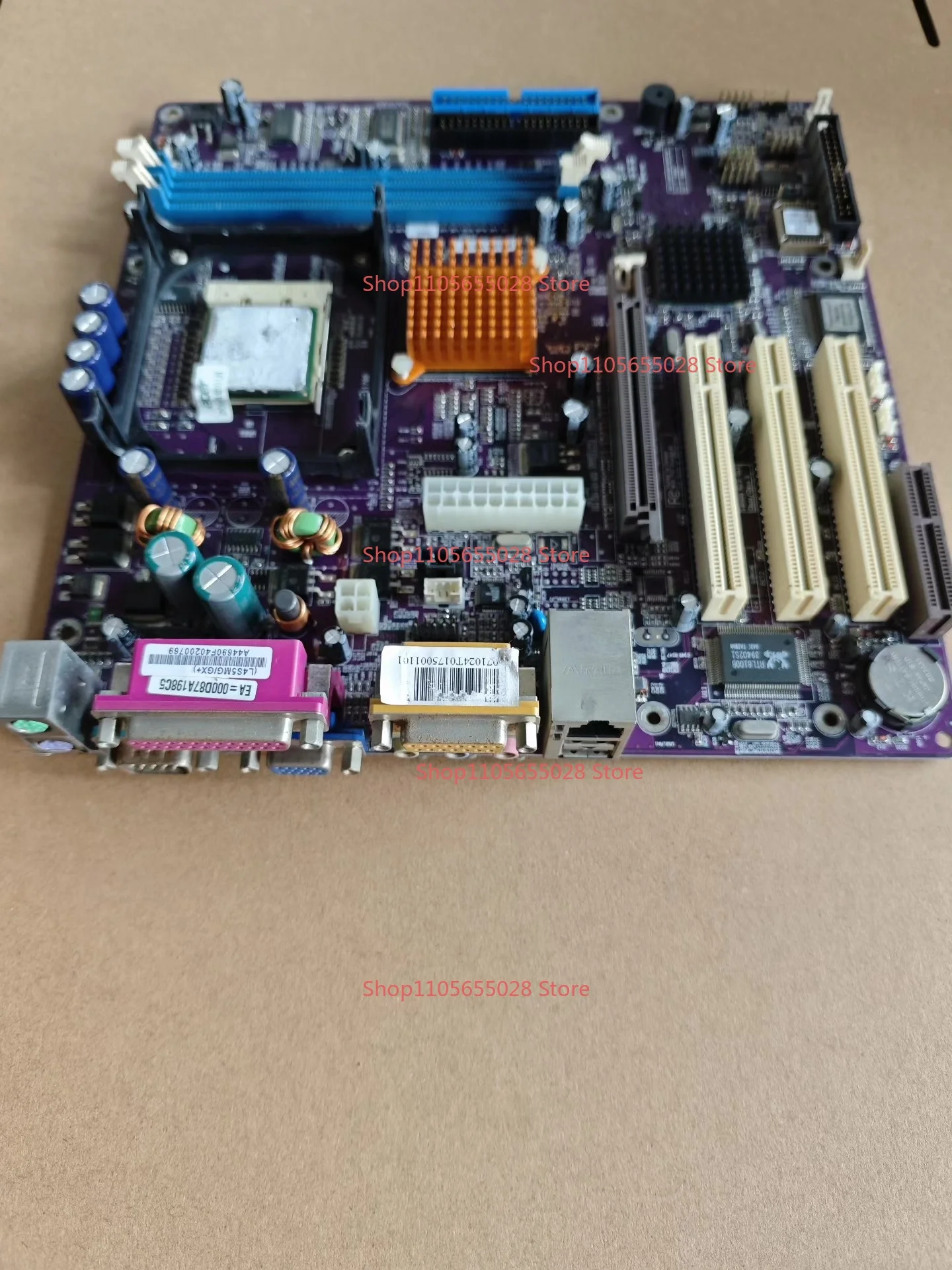 For elite L4S5MGIX-V5.0A main board 478 pins SiS650GX + SiS962 chipset, integrated graphics card with AGP slot