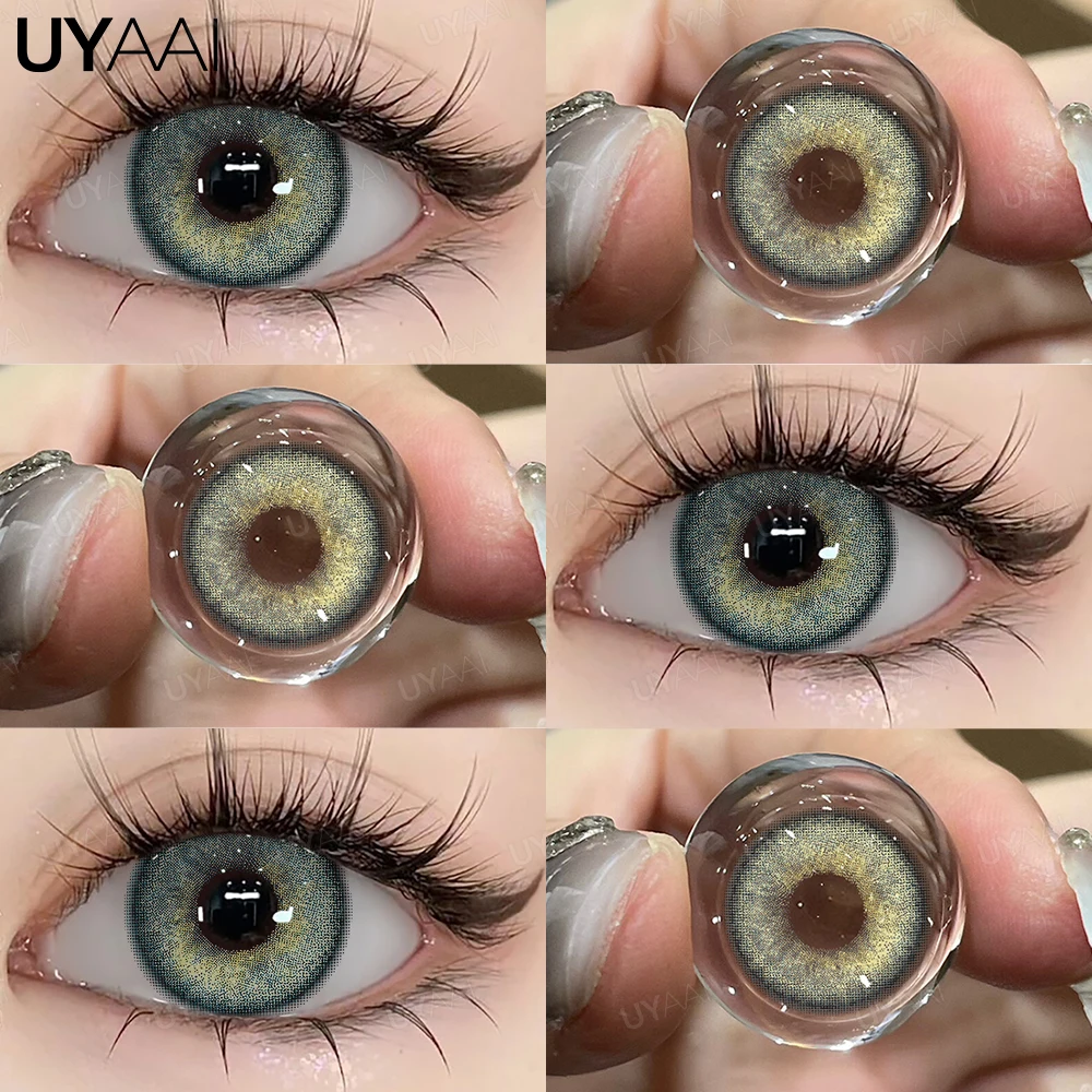UYAAI Kleurcontactlenzen Siri Green Lenzen Make-up PATTAYA Groene Lenzen Beauty Pupils Cosmetische Gekleurde Lenzen Colorcon Groene Lenzen